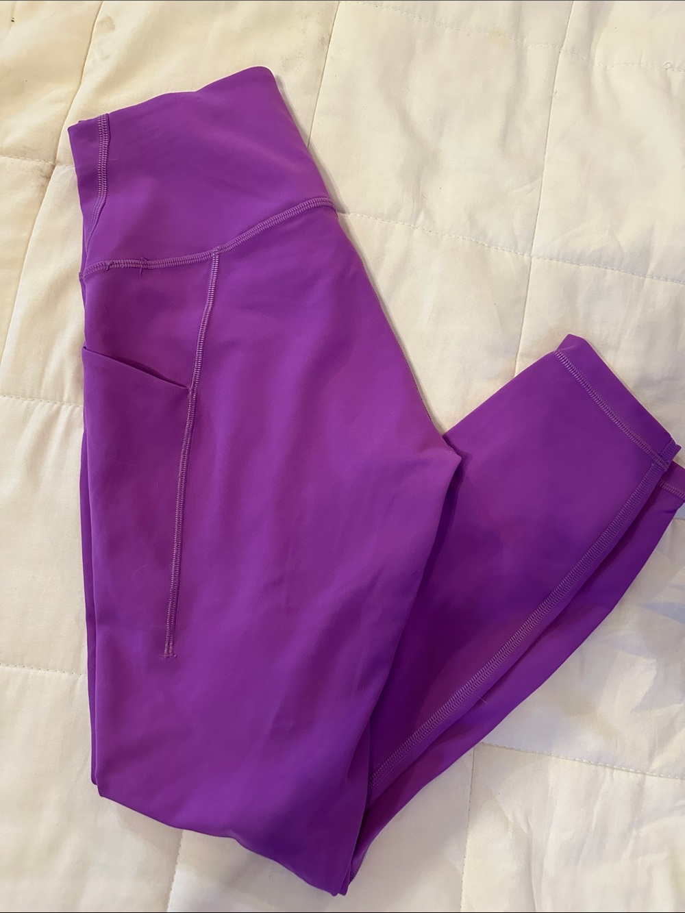Lululemon Wunder Train leggings with pockets, Moonlit Magenta 25” NWOT